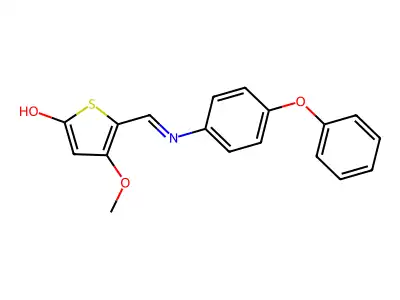 4-Methoxy-5-((4-phenoxyanilino)methylene)-2(5H)-thiophenone structure