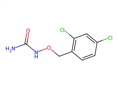N-[(2,4-dichlorobenzyl)oxy]urea structure