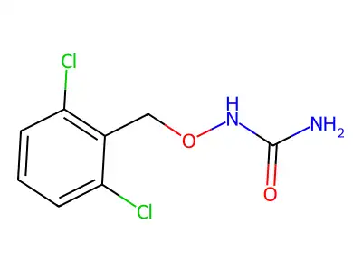 N-[(2,6-dichlorobenzyl)oxy]urea structure