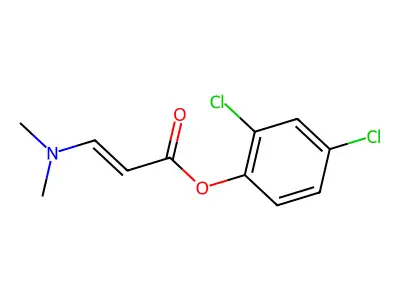 (2,4-Dichlorophenyl) 3-(dimethylamino)prop-2-enoate structure