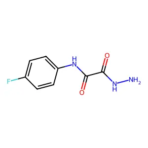 N-(4-氟苯基)-2-肼基-2-氧代乙酰胺 structure