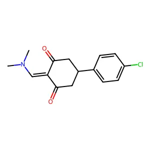 5-(4-Chlorophenyl)-2-[(dimethylamino)methylene]-1,3-cyclohexanedione structure