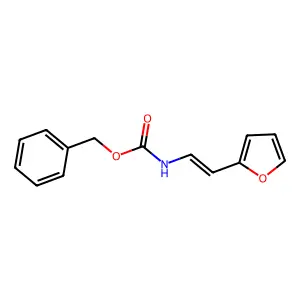 benzyl N-[2-(furan-2-yl)ethenyl]carbamate structure