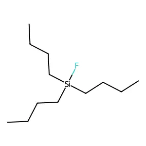 Tributyl(fluoro)silane structure
