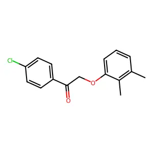 1-(4-Chlorophenyl)-2-(2,3-dimethylphenoxy)-1-ethanone structure