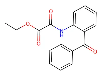 Ethyl 2-(2-benzoylanilino)-2-oxoacetate structure