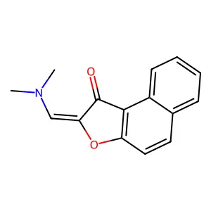 2-[(dimethylamino)methylene]naphtho[2,1-b]furan-1(2H)-one structure