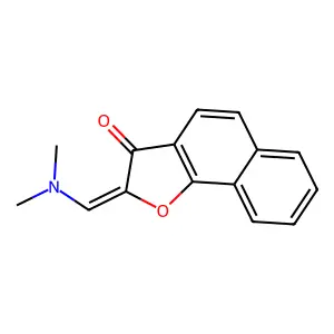 2-[(dimethylamino)methylene]naphtho[1,2-b]furan-3(2H)-one structure