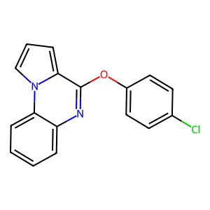4-(4-Chlorophenoxy)pyrrolo[1,2-a]quinoxaline structure