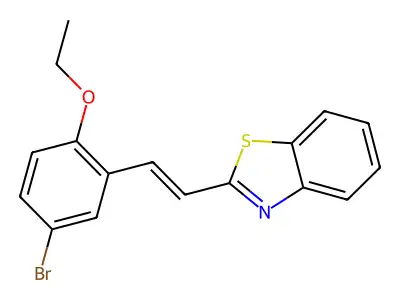 2-[2-(5-Bromo-2-ethoxyphenyl)ethenyl]-1,3-benzothiazole structure