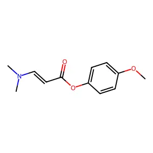 (4-Methoxyphenyl) 3-(dimethylamino)prop-2-enoate structure