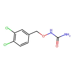 N-[(3,4-dichlorobenzyl)oxy]urea structure