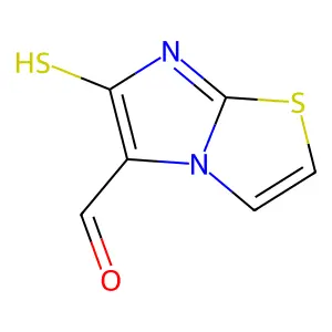 6-Sulfanylimidazo[2,1-b][1,3]thiazole-5-carbaldehyde structure