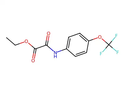 Ethyl 2-oxo-2-[4-(trifluoromethoxy)anilino]acetate structure