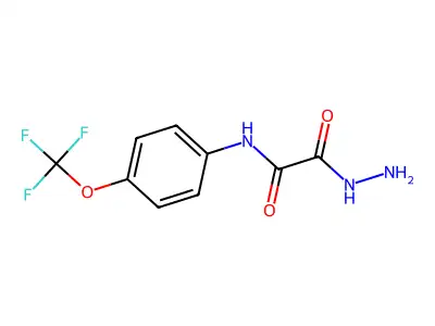 2-Hydrazino-2-oxo-N-[4-(trifluoromethoxy)phenyl]-acetamide structure