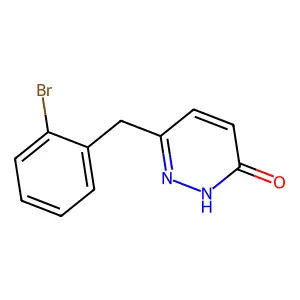 6-(2-Bromobenzyl)-3-pyridazinol structure