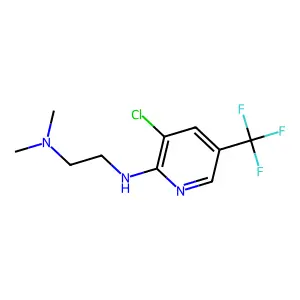 N1-(3-Chloro-5-(trifluoromethyl)pyridin-2-yl)-N2,N2-dimethylethane-1,2-diamine structure
