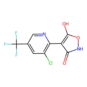4-[3-Chloro-5-(trifluoromethyl)-2-pyridinyl]-3,5-isoxazolediol structure