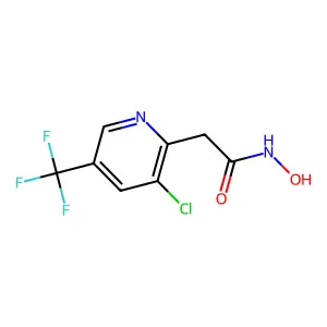 2-[3-chloro-5-(trifluoromethyl)pyridin-2-yl]-N-hydroxyacetamide structure