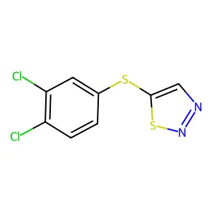 5-[(3,4-Dichlorophenyl)sulfanyl]-1,2,3-thiadiazole structure