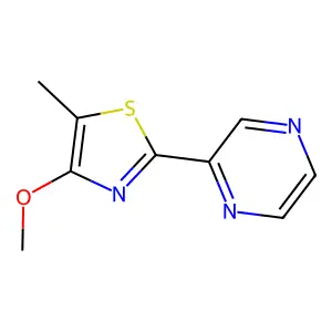 2-(4-Methoxy-5-methyl-1,3-thiazol-2-yl)pyrazine structure