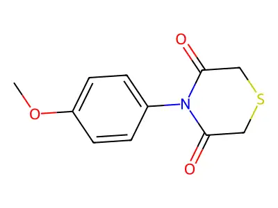 4-(4-Methoxyphenyl)thiomorpholine-3,5-dione structure