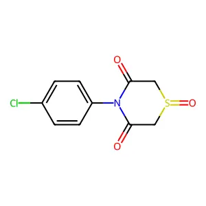4-(4-Chlorophenyl)-1lambda~4~,4-thiazinane-1,3,5-trione structure