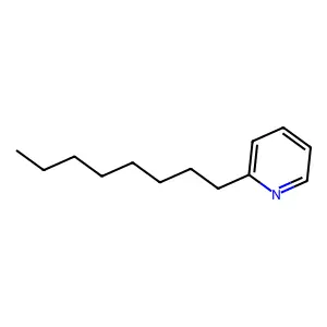 2-Octylpyridine structure