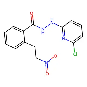 N'-(6-chloro-2-pyridinyl)-2-(2-nitroethyl)benzenecarbohydrazide structure