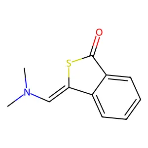 3-[(dimethylamino)methylene]-2-benzothiophen-1(3H)-one structure