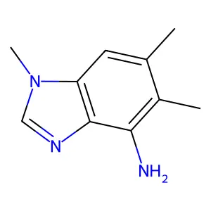 1,5,6-trimethyl-1H-1,3-benzimidazol-4-amine structure