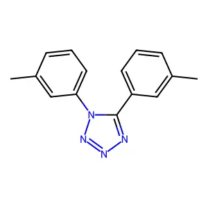 1,5-bis(3-methylphenyl)-1H-1,2,3,4-tetraazole structure