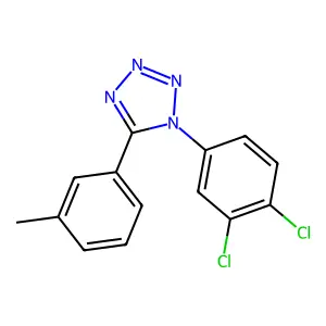 1-(3,4-dichlorophenyl)-5-(3-methylphenyl)-1H-1,2,3,4-tetraazole structure