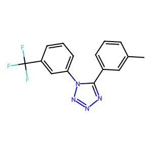 5-(3-methylphenyl)-1-[3-(trifluoromethyl)phenyl]-1H-1,2,3,4-tetraazole structure