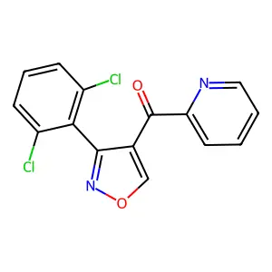 [3-(2,6-Dichlorophenyl)-4-isoxazolyl](2-pyridinyl)methanone structure