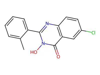 6-Chloro-3-hydroxy-2-(2-methylphenyl)quinazolin-4-one structure