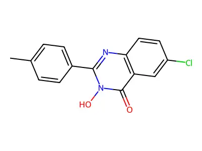 6-Chloro-3-hydroxy-2-(4-methylphenyl)quinazolin-4-one structure