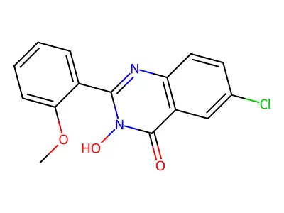 6-Chloro-3-hydroxy-2-(2-methoxyphenyl)quinazolin-4-one structure