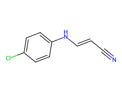 3-(4-Chloroanilino)prop-2-enenitrile structure