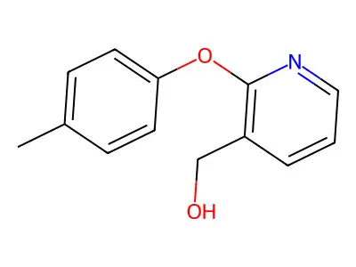 [2-(4-Methylphenoxy)pyridin-3-yl]methanol structure