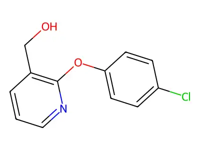 [2-(4-Chlorophenoxy)pyridin-3-yl]methanol structure