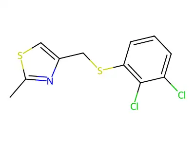 4-{[(2,3-Dichlorophenyl)sulfanyl]methyl}-2-methyl-1,3-thiazole structure