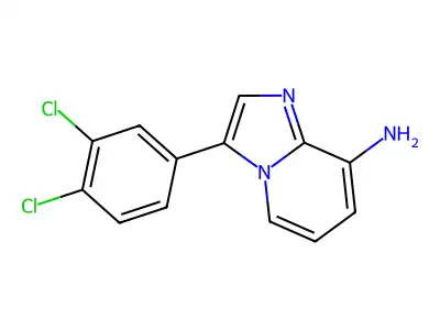 3-(3,4-Dichlorophenyl)imidazo[1,2-a]pyridin-8-amine structure