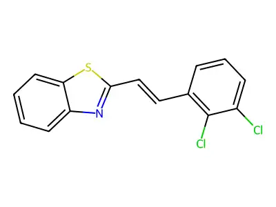 2-[2-(2,3-Dichlorophenyl)ethenyl]-1,3-benzothiazole structure