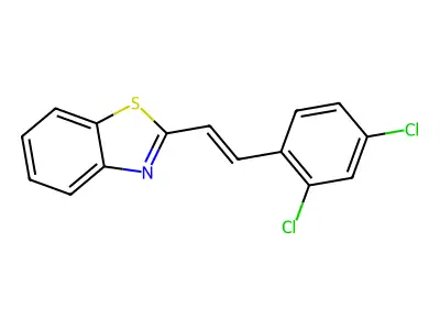 2-[2-(2,4-Dichlorophenyl)ethenyl]-1,3-benzothiazole structure