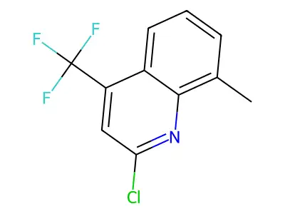 2-Chloro-8-methyl-4-(trifluoromethyl)quinoline structure