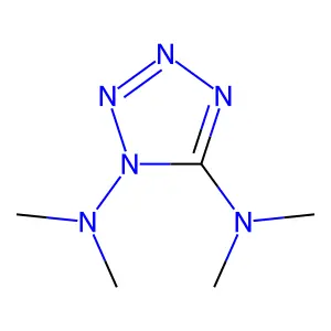 1-N,1-N,5-N,5-N-tetramethyltetrazole-1,5-diamine structure