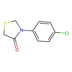 3-(4-Chlorophenyl)-1,3-thiazolidin-4-one structure