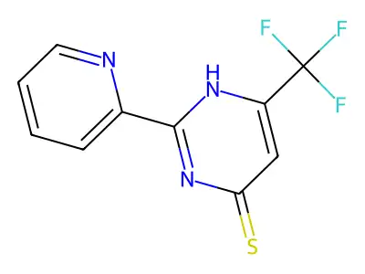 2-(2-Pyridinyl)-6-(trifluoromethyl)-4-pyrimidinethiol structure