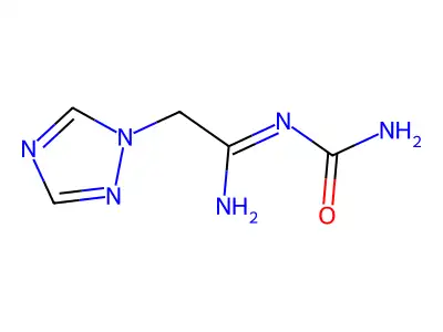 [1-Amino-2-(1,2,4-triazol-1-yl)ethylidene]urea structure
